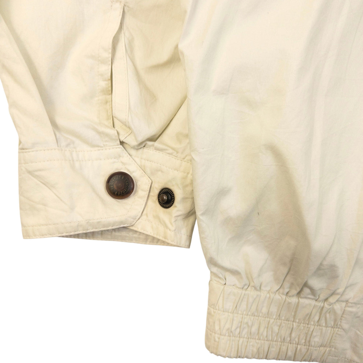 Vintage 90s Burberry Zip Up Jacket Size XS | XS, Cream