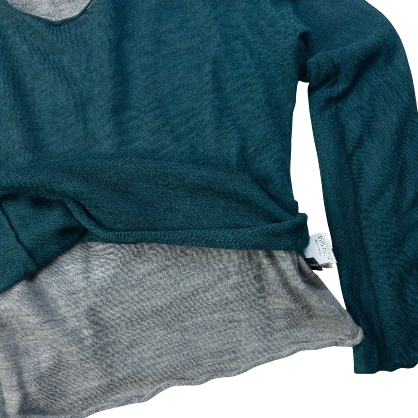 Vintage 90s Yohji Yamamoto Layered Wool Jumper Womens Size S | Small, Multicoloured