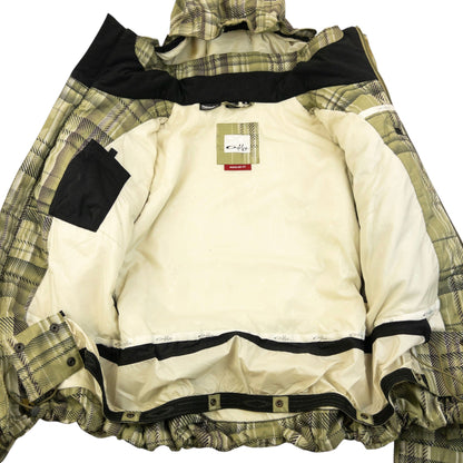Vintage 2000s Oakley Pattern Zip Up Snowboarding Jacket Size S | Small, Green