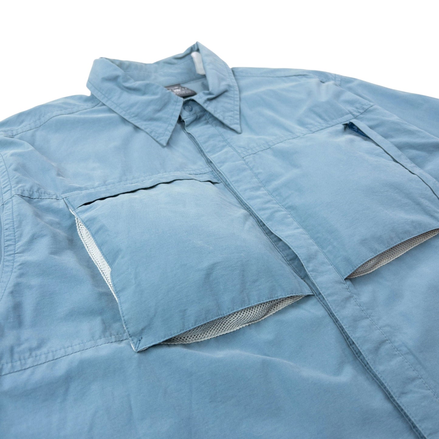 Vintage 2000s Oakley Long Sleeve Button Up Shirt Size L | Large, Blue