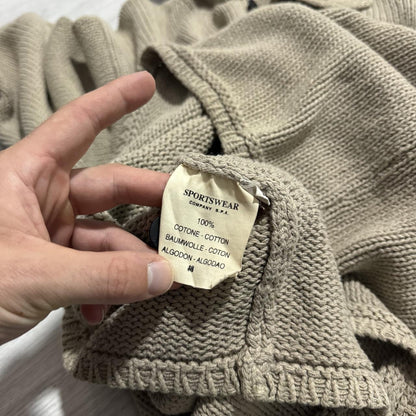 Stone Island 1999 Pullover Knit | Large, Beige