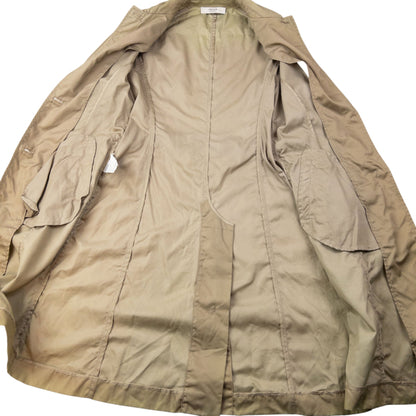 Vintage 2000s Prada Belt Waist Trench Jacket Womens Size M | Medium, Beige