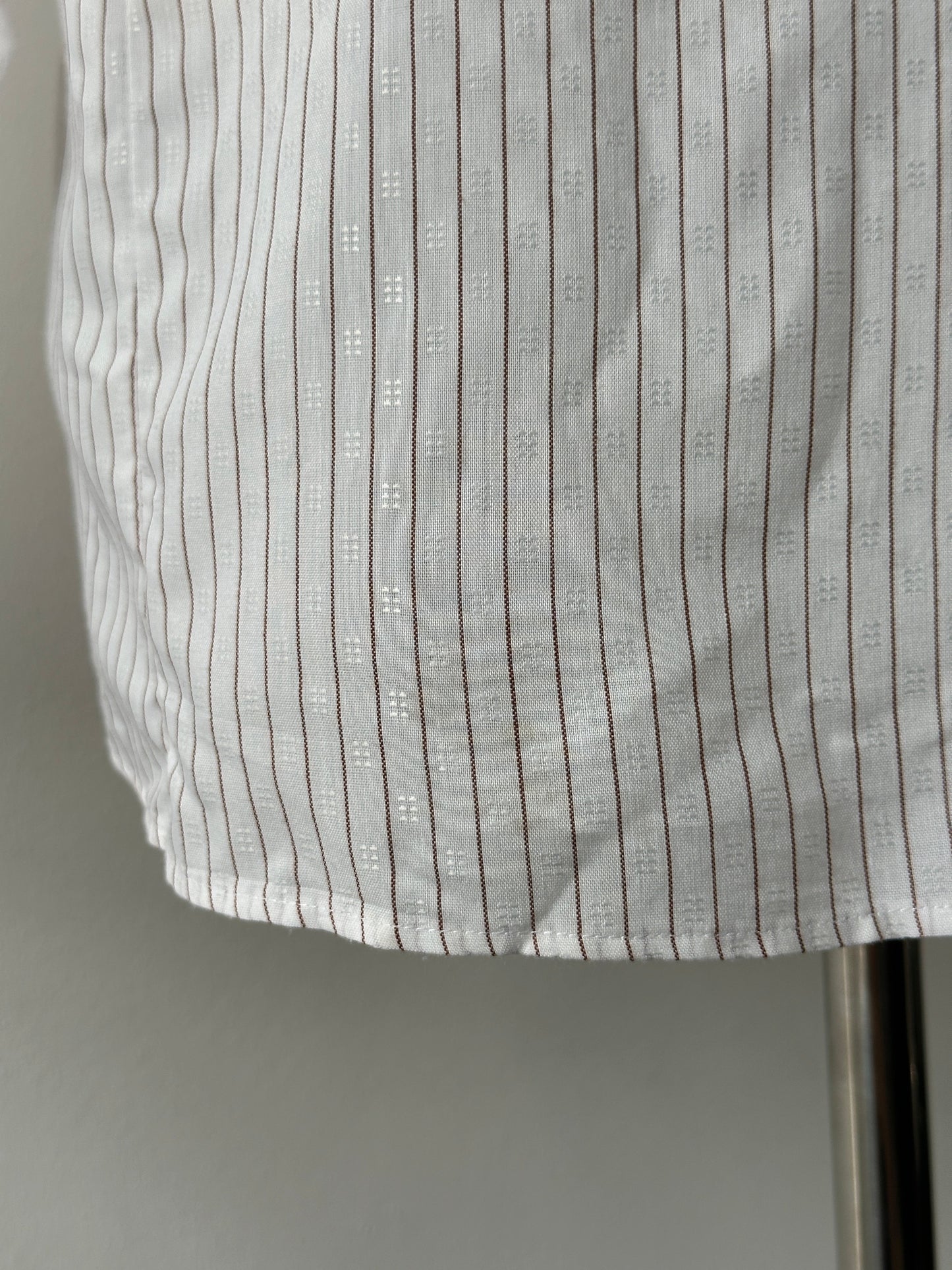 Christian Dior Chemises 1990s Jacquard Striped Shirt - M