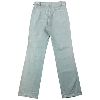 Vintage 2000s Cabane De Zucca By Issey Miyake Buckle Waist Trousers Size W27 | W27, Green