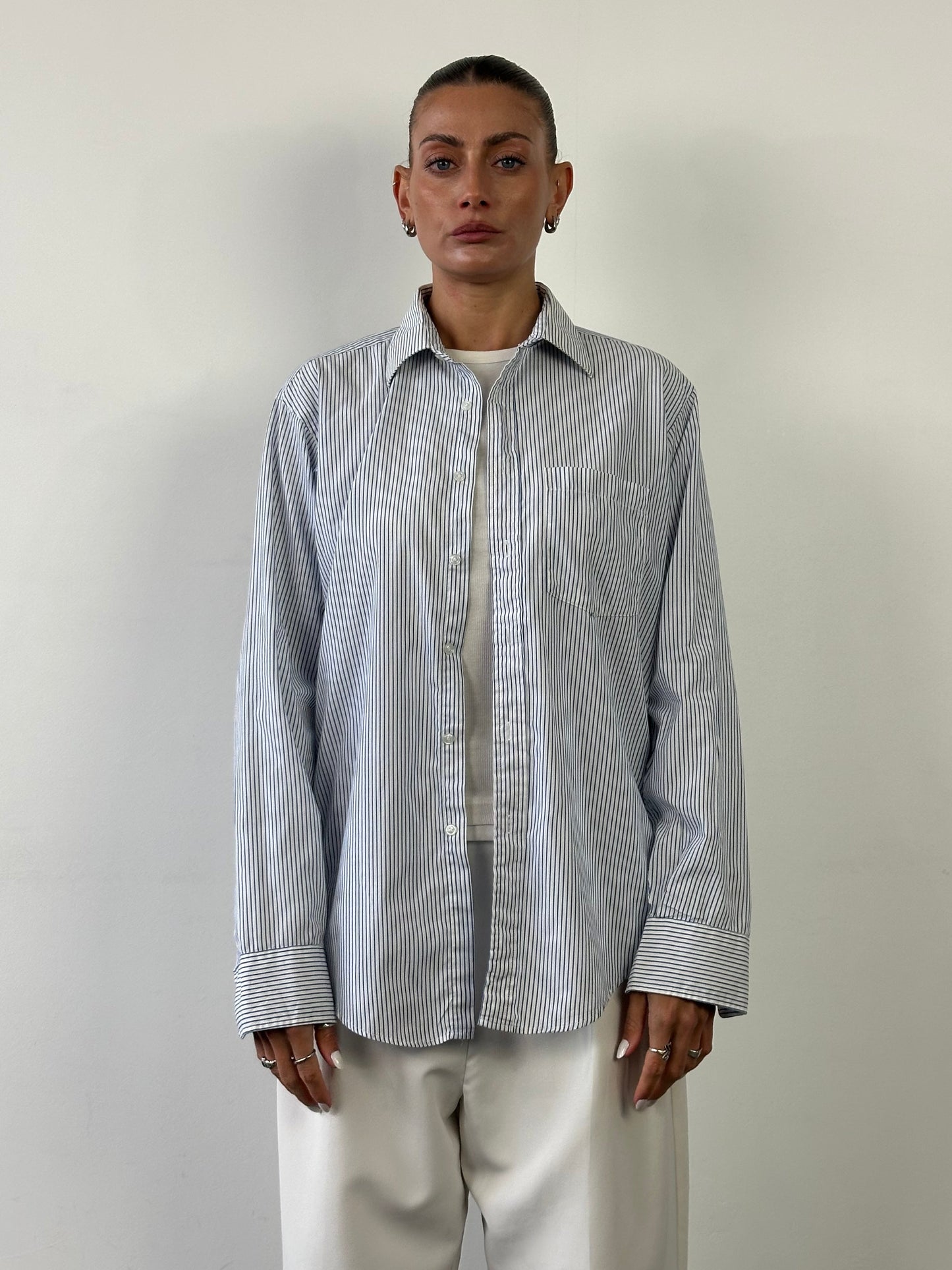 Christian Dior Monsieur Stripe Cotton Shirt - L