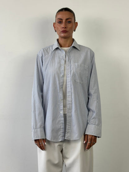 Christian Dior Monsieur Stripe Cotton Shirt - L