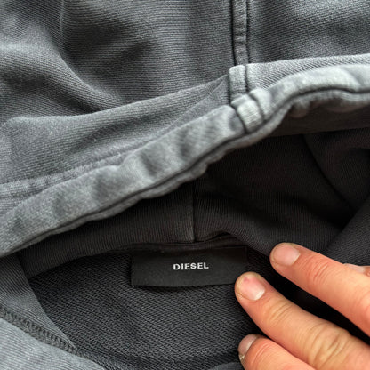 DIESEL UTILITY HOODIE | O/S, Charcoal