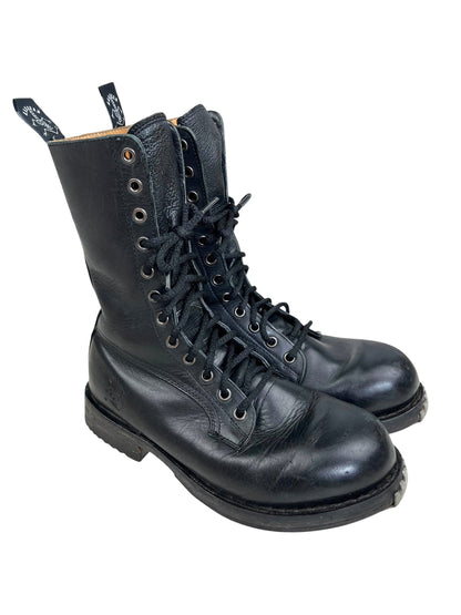 Tank Girl 1995 steel toe cap boots, film memorabilia | BLACK, Tan