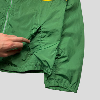 Prada Milano SS00 Apple Green Nylon Panelled Windbreaker Jacket - IT54 (L) | Default Title, Green