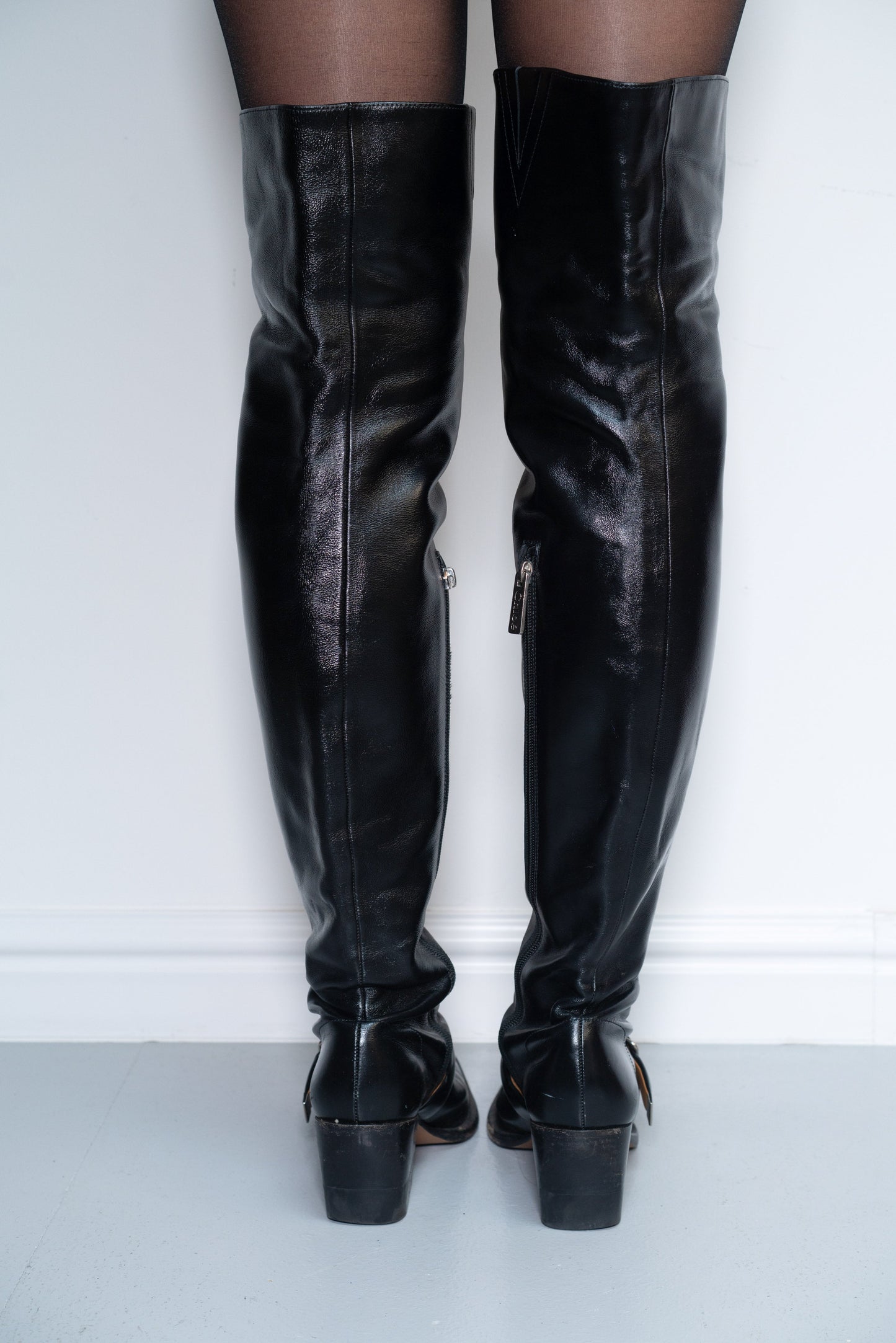 CHLOE THIGH HIGH BOOTS (EU 41) | DEFAULT TITLE, Black