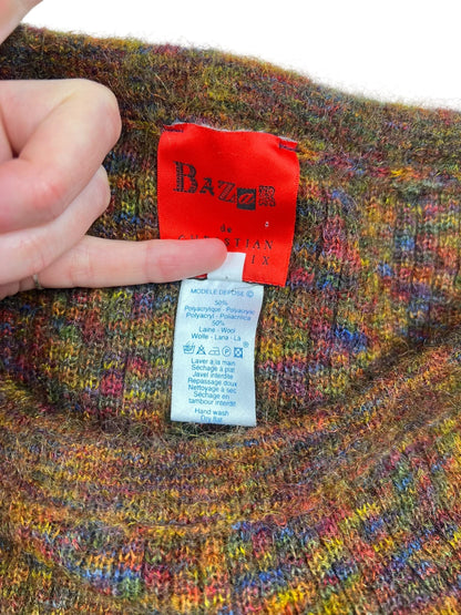 Christian Lacroix Bazar knit sequin skirt