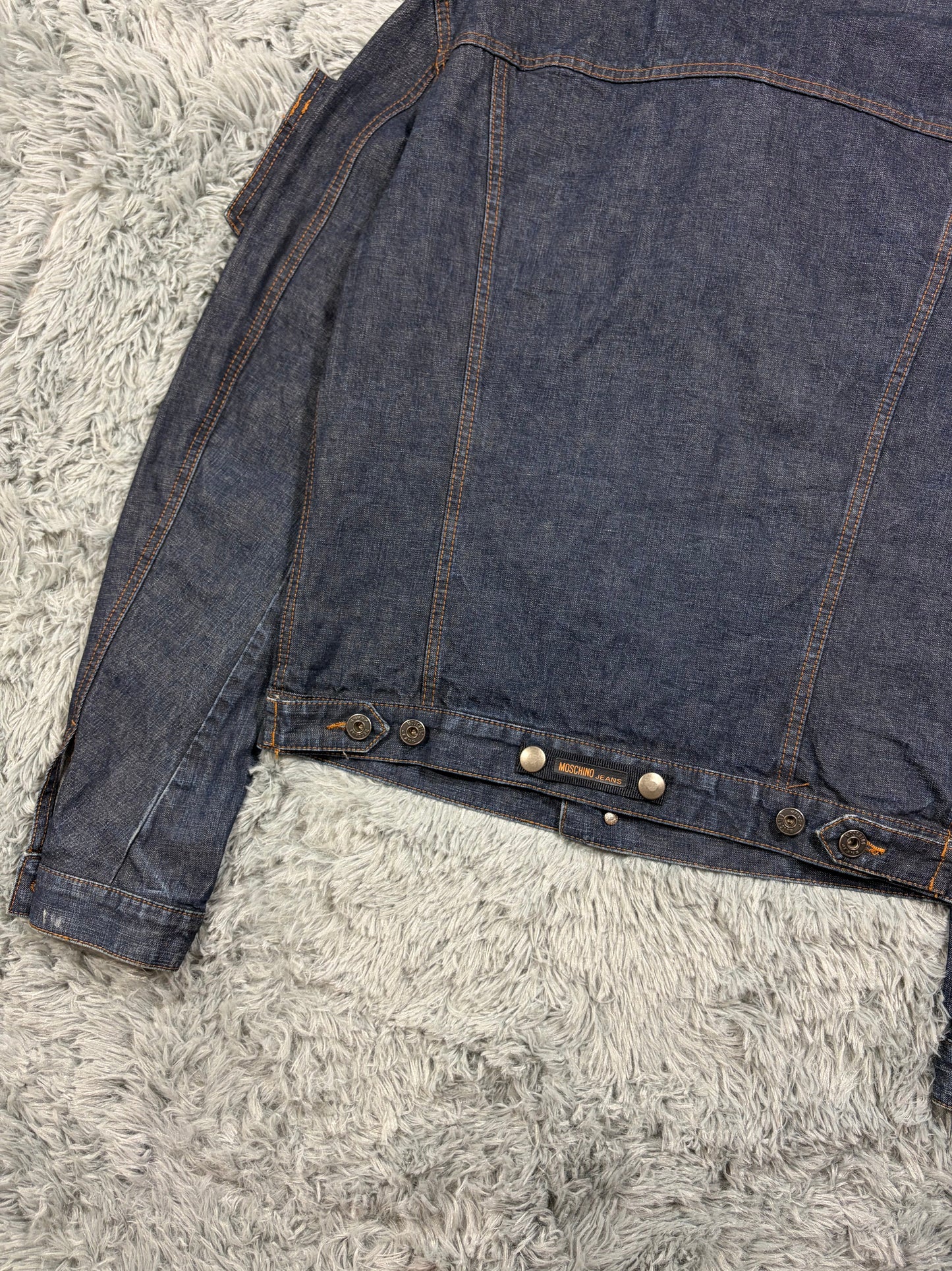 Moschino Jeans 00’s Modular Pocket System Denim Jacket - S/M | O/S, Blue