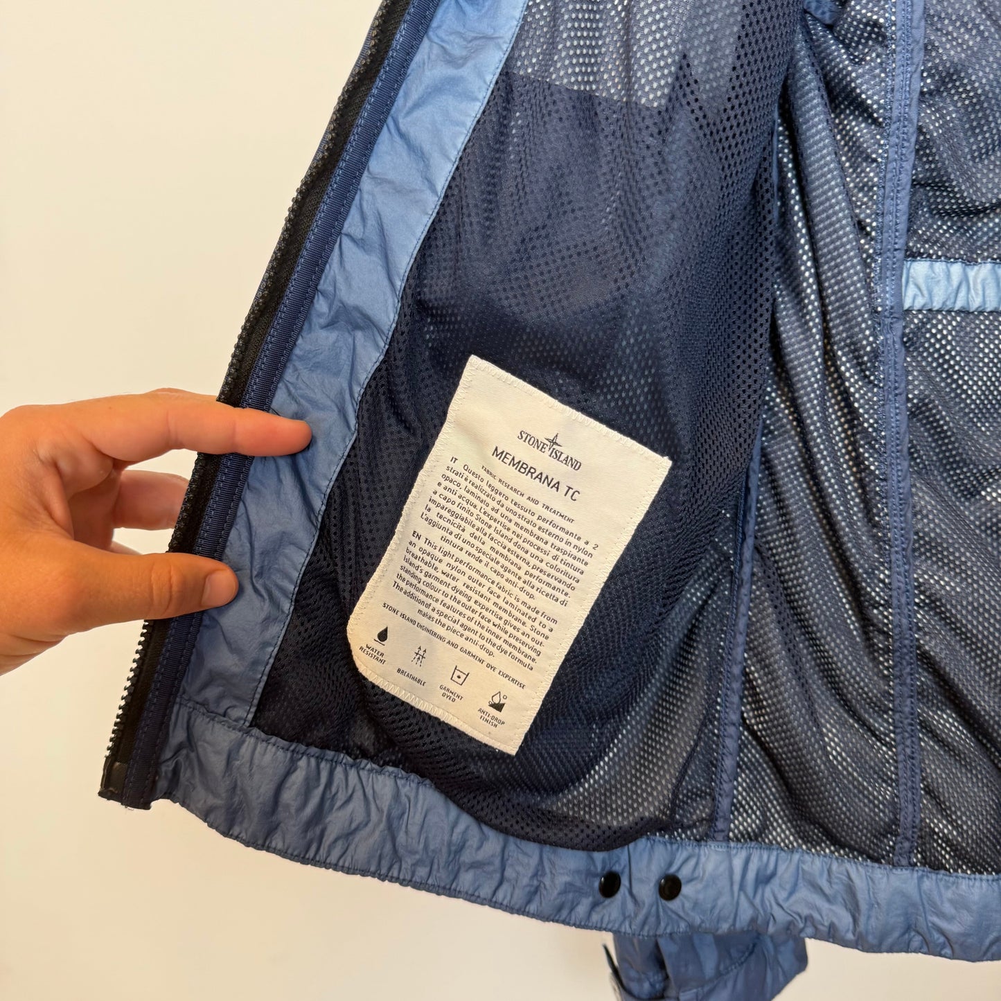 Stone Island Membrana TC Jacket (L) | Large, Blue