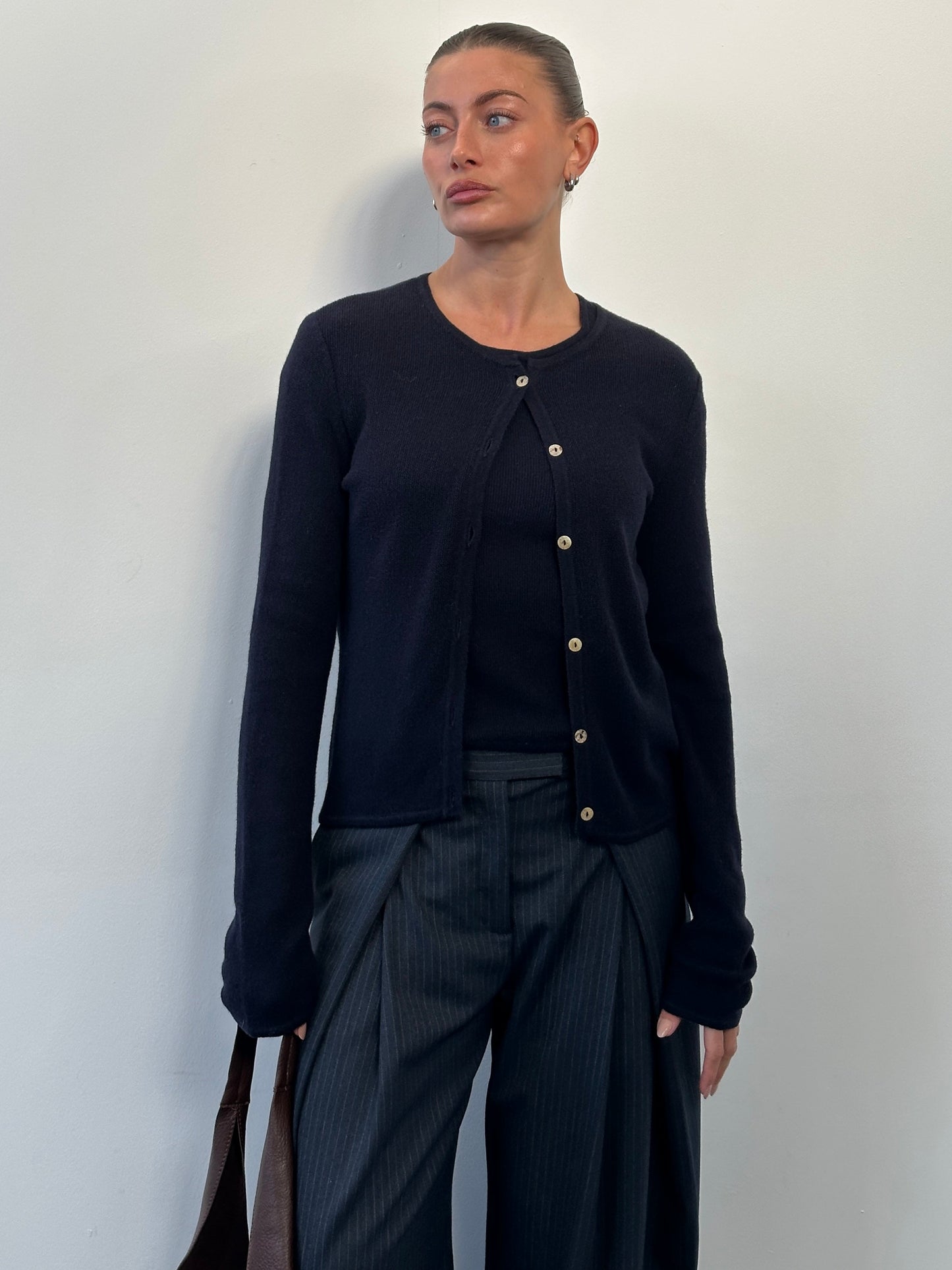 Armani Jeans 2000s Cotton Alpaca Knit Two Piece Set - S