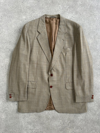 Roy Robson x Loro Piana 2000s Super 100’s Pure Wool Check Blazer - 44R/XL