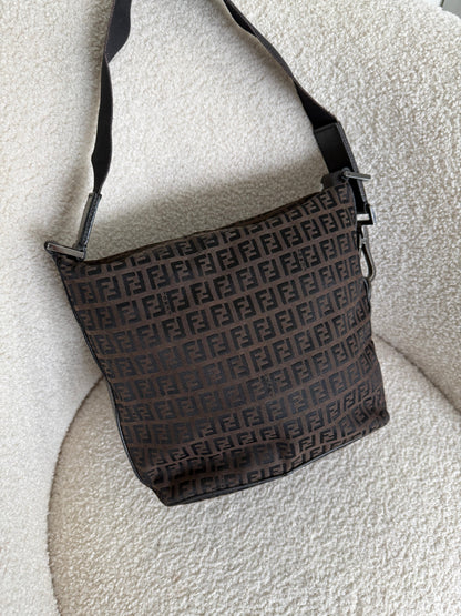 Vintage 90s Fendi Zucca Satchel Shoulder Bag | O/S, Multicoloured