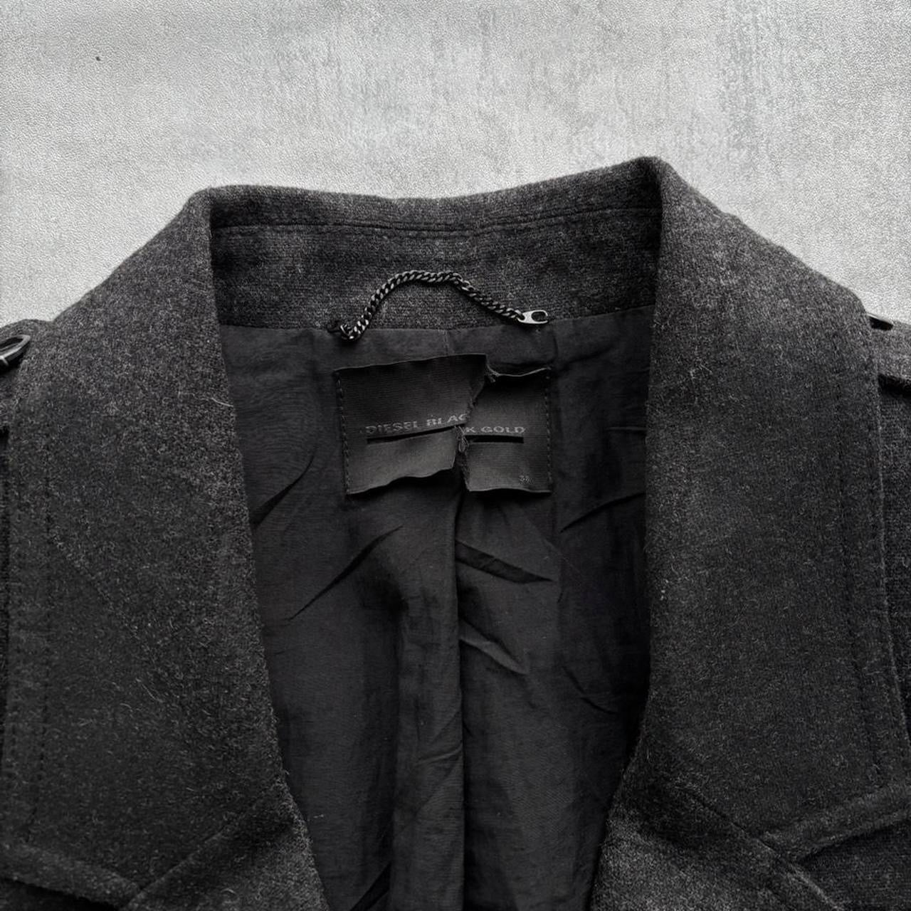 DIESEL BLACK GOLD FW13 MILITARY  BLAZER | O/S, Black