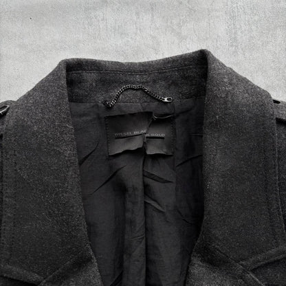 DIESEL BLACK GOLD FW13 MILITARY  BLAZER | O/S, Black