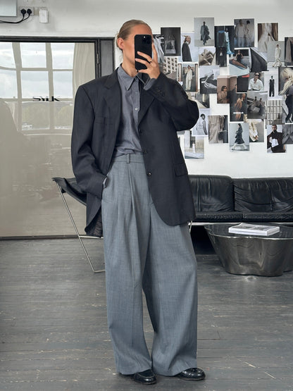 Hartwood x Loro Piana 1990s Pure Tasmanian Wool Single Breasted Blazer - 46R/XL