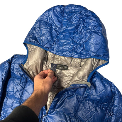 Montbell Square Stitch Down Puffer Jacket In Blue ( XL )