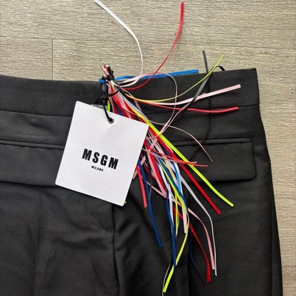 MSGM Milan Trousers | Black, Red