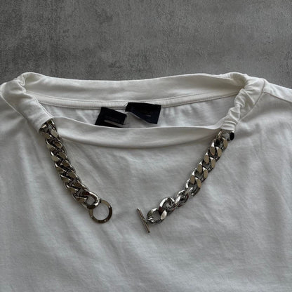DIESEL DISTRESSED CHAIN TOP | O/S, Black
