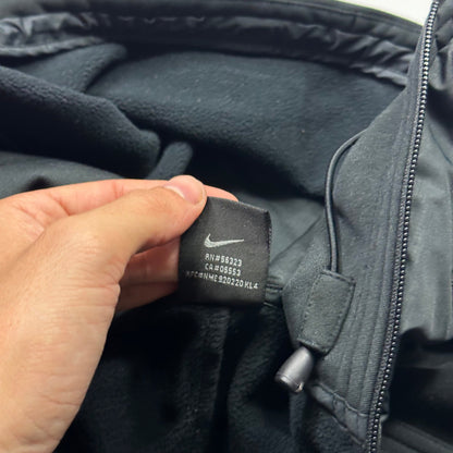 Nike 2002 Nylon Panelled Technical Soft Shell Jacket - L | Black