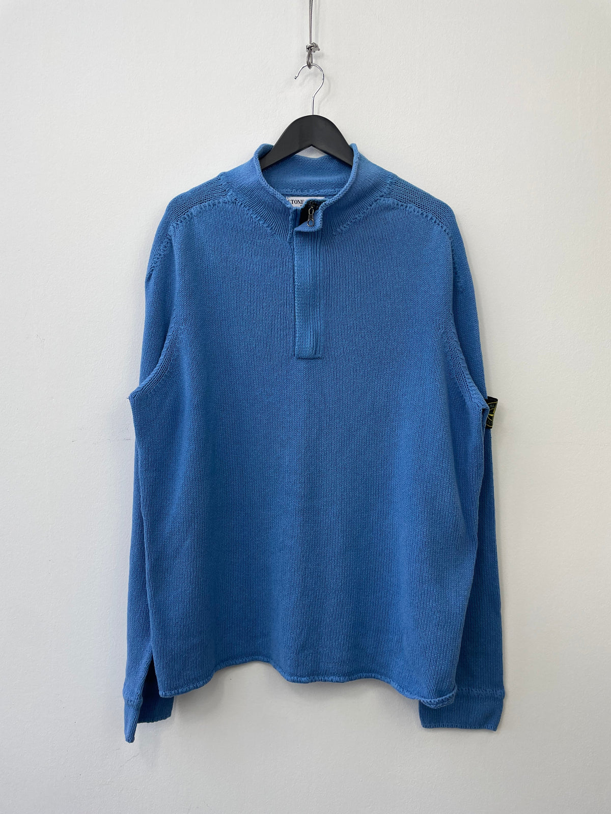 Stone Island SS04 Knit Half-Zip Jumper | XX-Large, Red