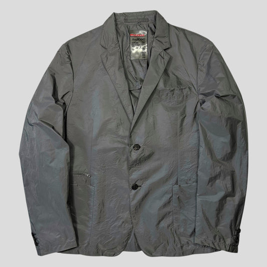 Prada Sport 2014 Nylon PU Shimmer Blazer Jacket - IT54 (L) | Default Title, Multicoloured