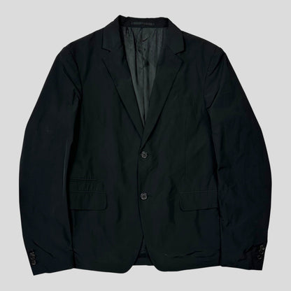 Prada 2017 Nylon Blazer Jacket with Removable Nylon Hood - IT50