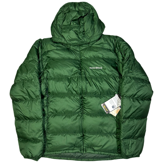 Montbell Light Alpine Down Puffer Jacket In Green (L) | Large, Green
