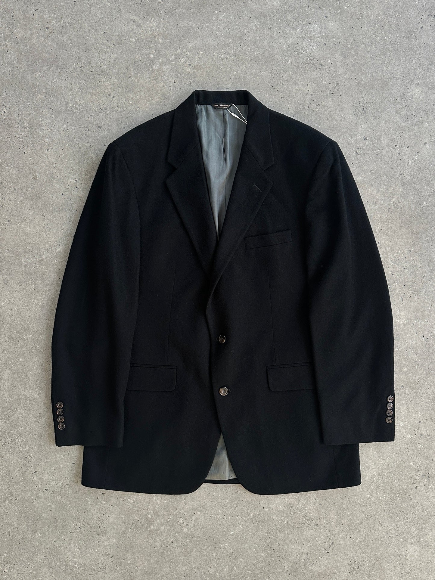 Vintage Pure Cashmere Single Breasted Blazer - XL
