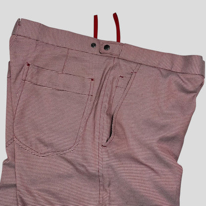 Prada Sport 2001 SAMPLE Houndstooth Stash Pocket Trousers - M