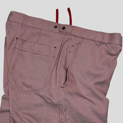 Prada Sport 2001 SAMPLE Houndstooth Stash Pocket Trousers - M | W31, Multicoloured