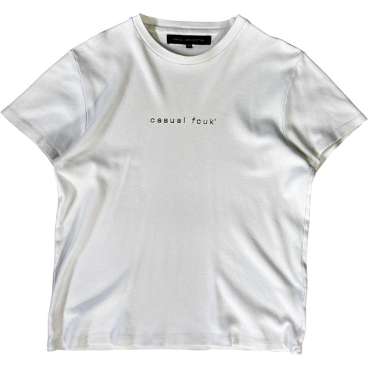 FCUK 00’s “Casual FCUK” Women’s T Shirt Size 12/14 | 12/14, White