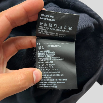 Prada Milano 2018 Red Tab Pullover Hoodie - M