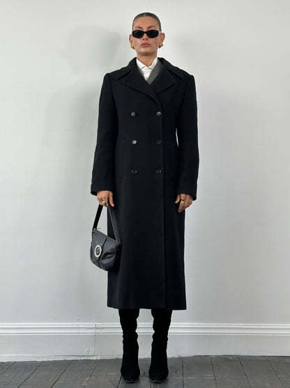 Dolce & Gabbana Wool Floor Length Double Breasted Coat - M/L