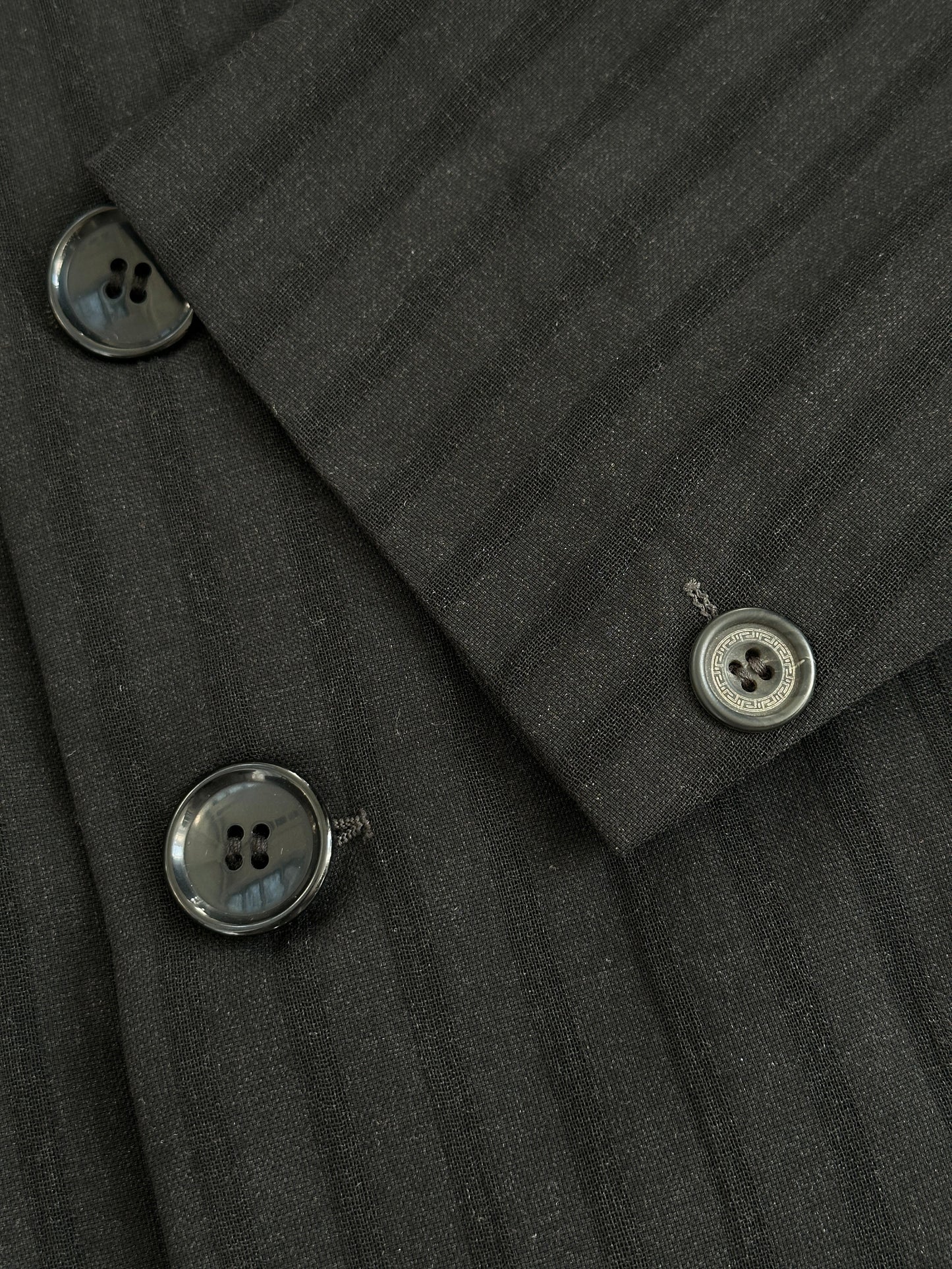 Gianni Versace Couture Stripe Single Breasted Blazer - 40R/L