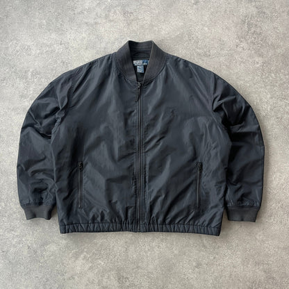 Ralph Lauren 1990s fleece lined bomber jacket (L)