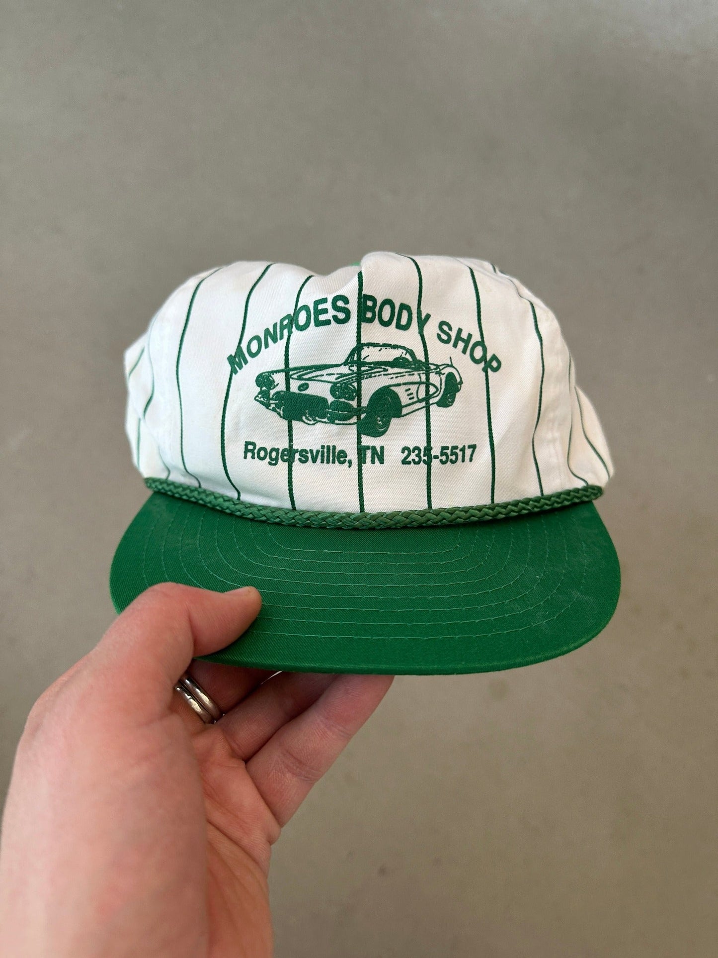 1990’s Monroes Body Shop Cap | O/S, Green