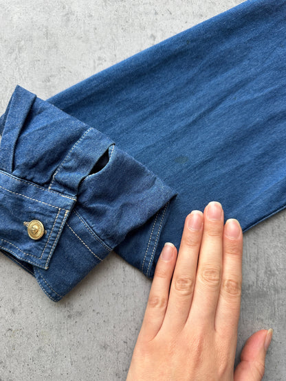 Versace Jeans Couture Sun God Denim Shirt - L