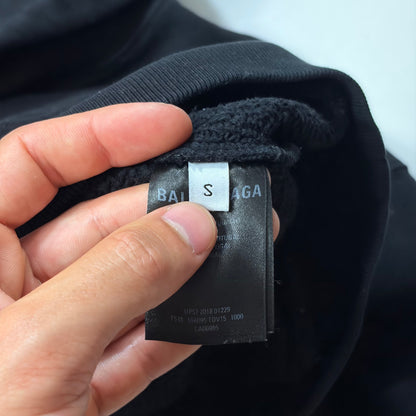 Balenciaga 2018 Speed Hunters Cropped Graphic Hoodie - S | Default Title, Black
