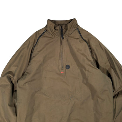 Nike 2003 2in1 Khaki Convertible MP3 Jacket S | Small, Khaki