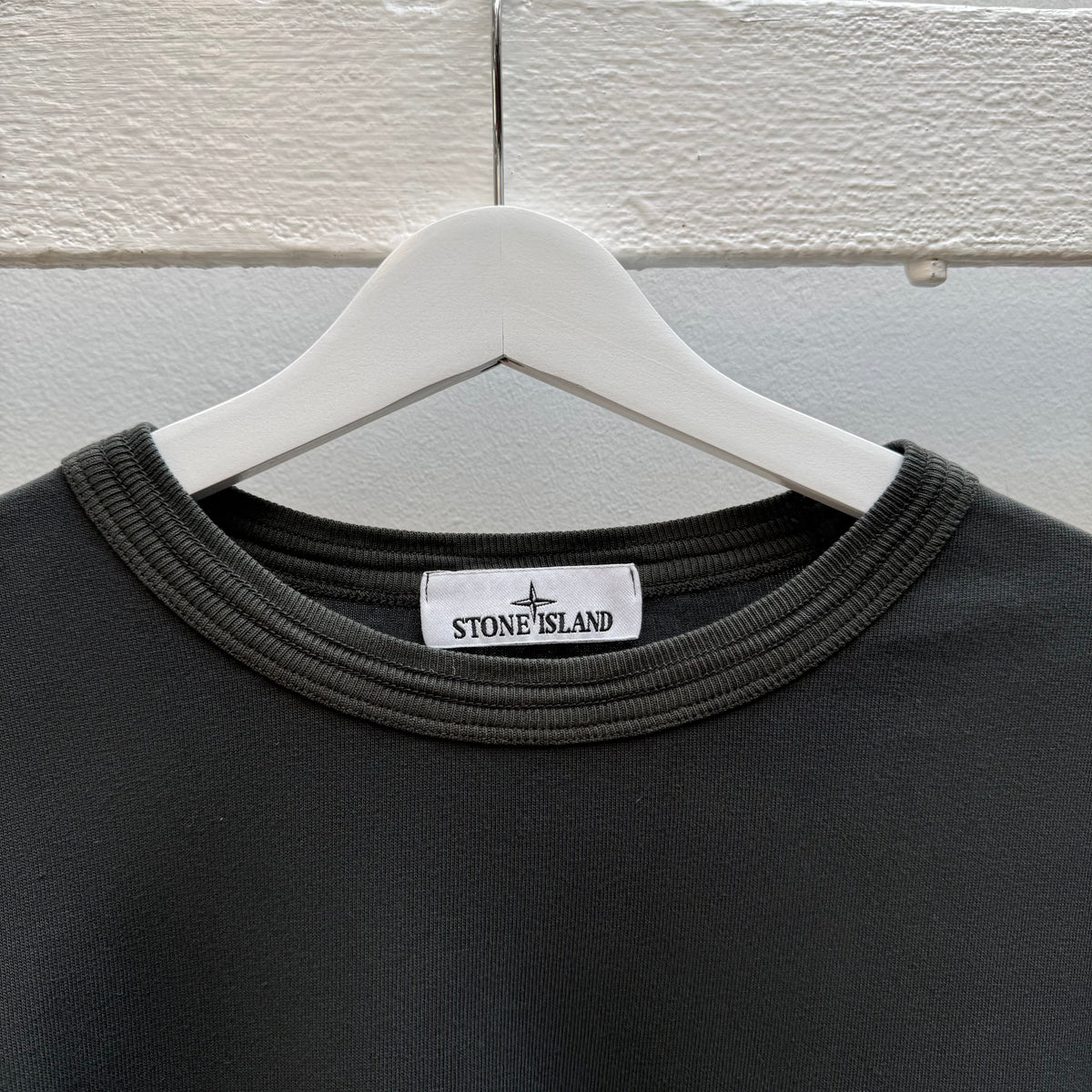 Stone Island Marina Oversized Pocket T-Shirt – Charcoal Grey (M) | Medium, Multicoloured
