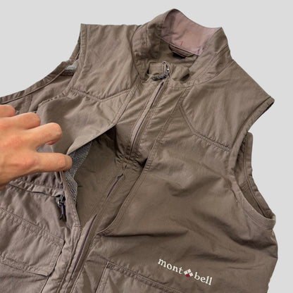 Montbell 00’s Mesh Panelled Utility Vest - S | Taupe