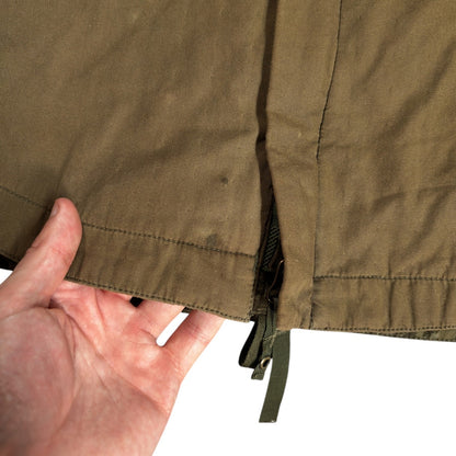 Maharishi 00's Dual Zip Military Cotton Jacket L | Large, Brown