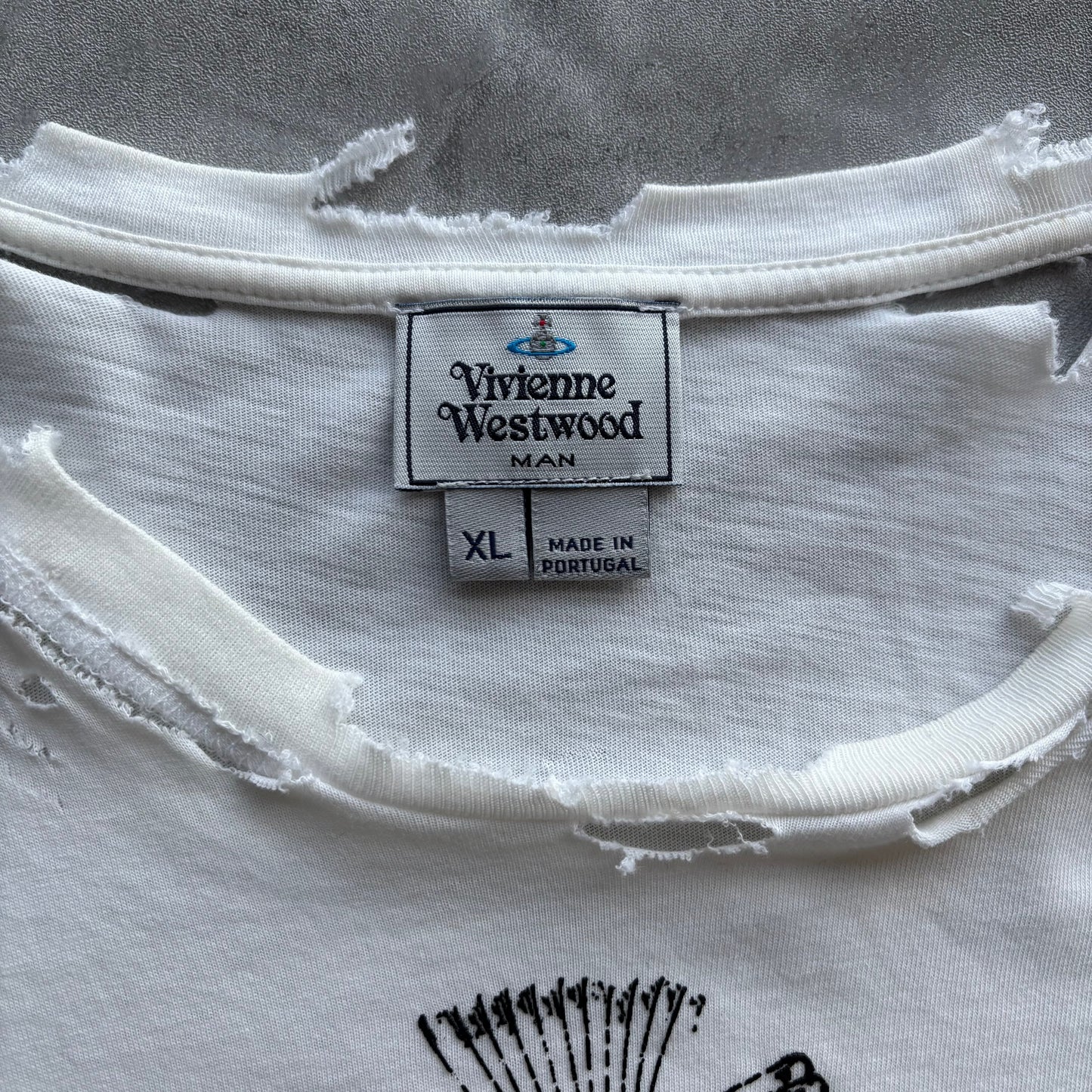 VIVIENNE WESTWOOD DISTRESSED T-SHIRT | O/S, Red