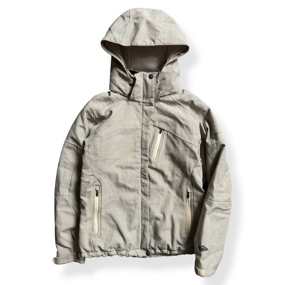 2000's Columbia Plaid Omni-Tech Jacket (S) | Small, Grey