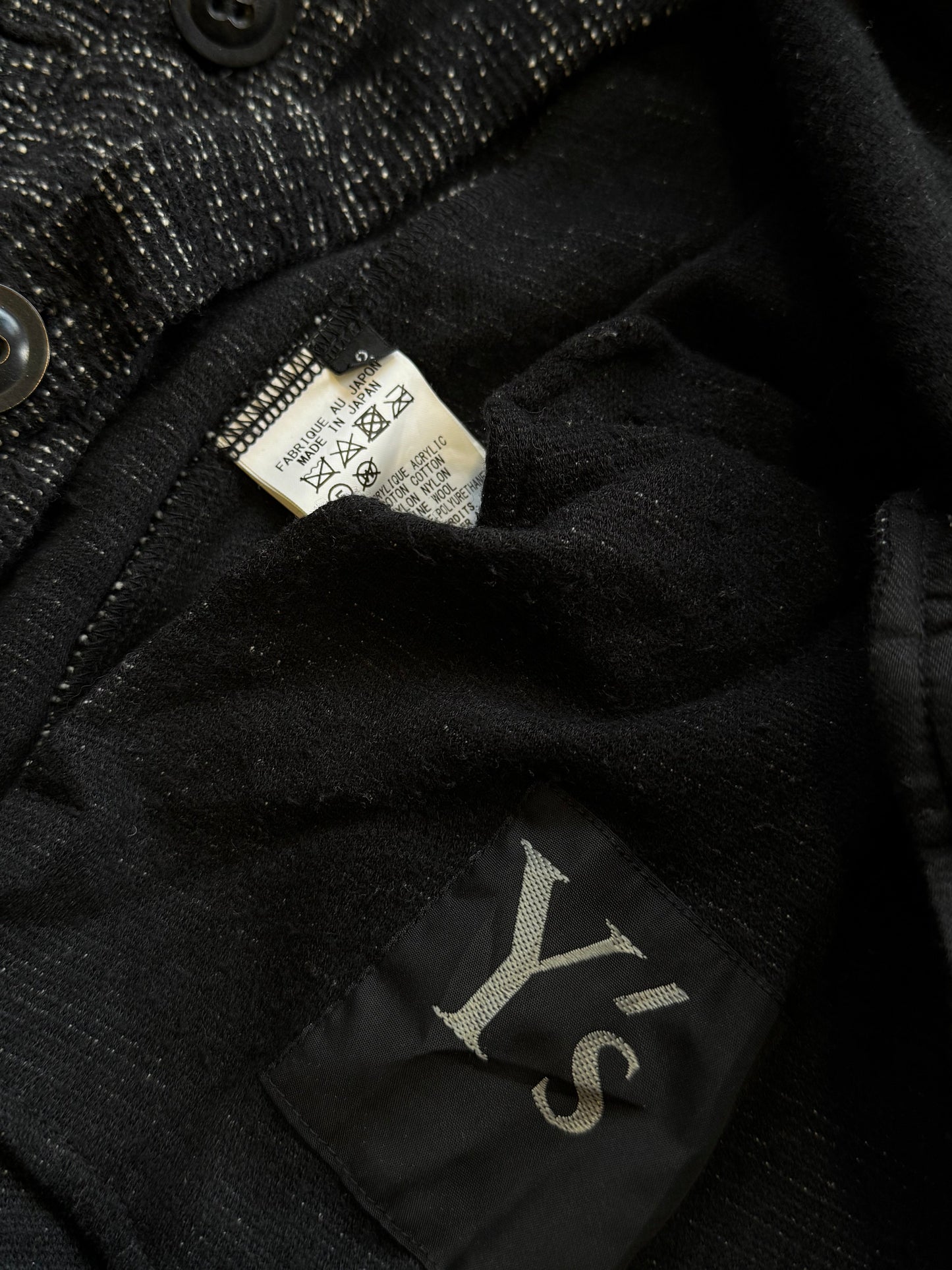 Y's by Yohji Yamamoto 90's Asymmetrical Overcoat 2