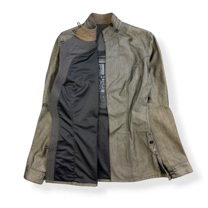 AW99/00 Maharishi Asymmetric Kimono Jacket (S) | Small, Black